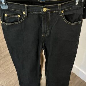 DG2 by Diane Gilman Black Boot Cut Jeans